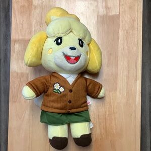 Animal Crossing Isabelle Plush Toy - Yellow and Brown
